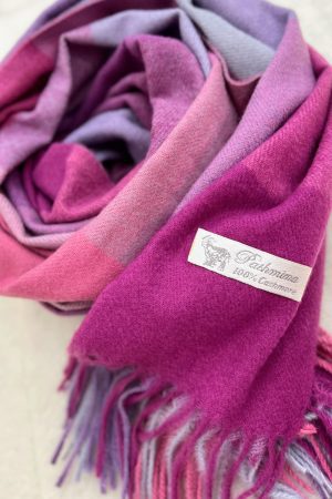 Cashemere Cuadros Fucsia
